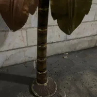 آباژور نخل مس وبرنج وآباژور دیواری طاووس