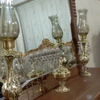 یه جفت شمعدان برنز