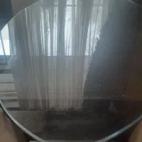 شیشه رومیزی قطر ۲۰. اینچ وطول ۲۲۰وعرض ۱۲۰ سانتیمتر