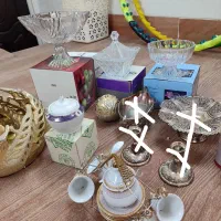 وسایل میوه خوری و آجیل قندان