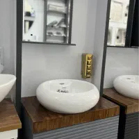 سنگ روشویی ۴ تیکه همراه با آینه