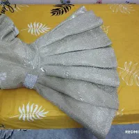 پیراهن عروسکی دخترانه ژپون دار کاپ دار 38