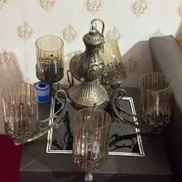 دوعدد لوستر یکی چهار شاخه یکی پنج شاخه