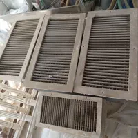 پنجره فلزی دریچه هوا کولر آبی
