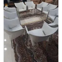 ۶ عدد صندلی فایبر گلس