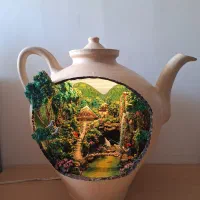 دکور کوزه نقش برجسته روستا