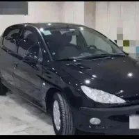 206 تیپ2 مشکی مدل اخر99 کارکرد80 هزار