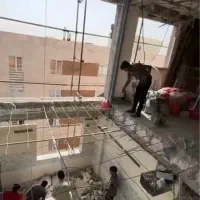 اجرای بازسازی و مقاوم سازی ساختمان آسیب دیده جنگ