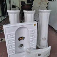 4عدد پایه روشویی و درب چینی فرنگی