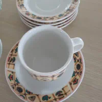 ۵عددفنجان نلبکی و۶عددنبلکی فرانسه