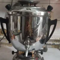 سماور گازی برند زمردیان 6 لیتری قدیمی اصلی محکم