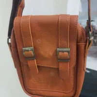 کیف رودوشی مردانه چرم.سالم و تمیز