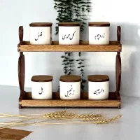 بانکه ۵ عددی سرامیکی + استند قلب