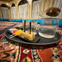 چای بری کار در باغ رستوران