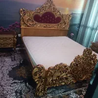 سرویس خواب دو نفره ورق طلا