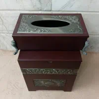 سطل و جادستمال کاغذی