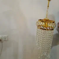 یک عدد لوستر آشپزخانه. جنس برنجی