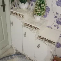 میز تلویزیون جا کفشی بوفه 3تیکه باهم