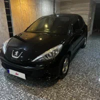 پژو۲۰۷ مشکی سقف فلز مدل۹۹