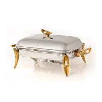 سرویس سوفله‌خوری رزلند دسته طلایی قایقی