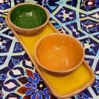 ظروف سنگی رنگی
