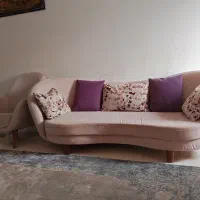 ست مبل هشت نفره و صندلی غذاخوری شش نفره