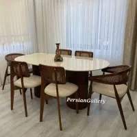کم جا میز ناهارخوری چوبی