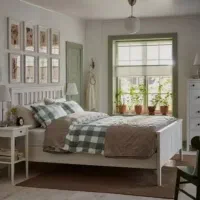 تخت دو نفرە ایکیا شیک سادە و خاص