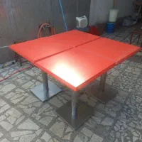 میز و صندلی  پایه ها استیل ۱۲ عدد