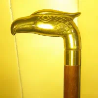 عصای برنجی سر عقاب