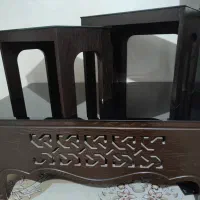 میز جلو مبلی با دوتا عسلی