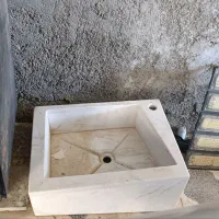 سنگ روشویی سفید رنگ نو بدون استفاده