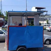 کانکس سیار یا کمپر. مخصوص فست فود.