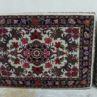 یک جفت پشتی دستباف