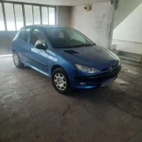 پژو ۲۰۶  تیپ دو آبی مدل ۱۳۹۵