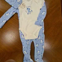 نوزادی پسرانه مناسب سیسمونی برند کاملا نو تگ دار