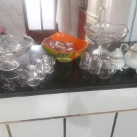 استکان و قوری و قندان ست