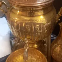 ست کامل سماور برنجی