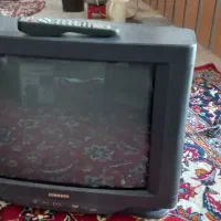 تلویزیون سامسونگ ۲۱ اینچ سالم با کنترل