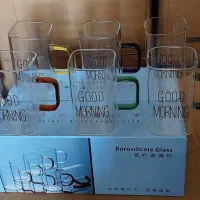 لیوان دو جداره گلدار