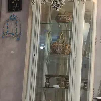 بوفه ویترین استخوانی رنگ