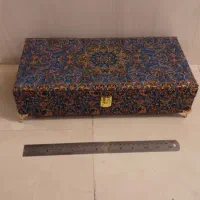 صندوق ترمه طرح زربافت داخل مخمل