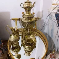 میز و سماور زغالی