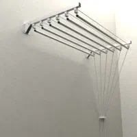 بند رخت دیواری کم جا