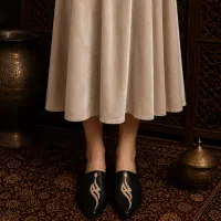 صندل چرم کالیگرافی