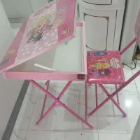 فروش میز تحریر شیک دخترانه به رنگ صورتی