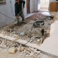 تخریب،بتن کنی وتغییرات داخلی‌وسوراخکاری‌‌