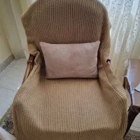 شال مبل یک نفره نسکافه‌ای