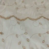 پرده ساتن گلدوزی شده ترک