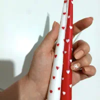 شمع قلمی ساده و طرحدار